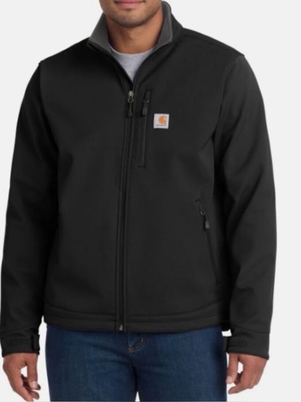 Carhartt Men’s Rowley Softshell Jacket Black Size XL